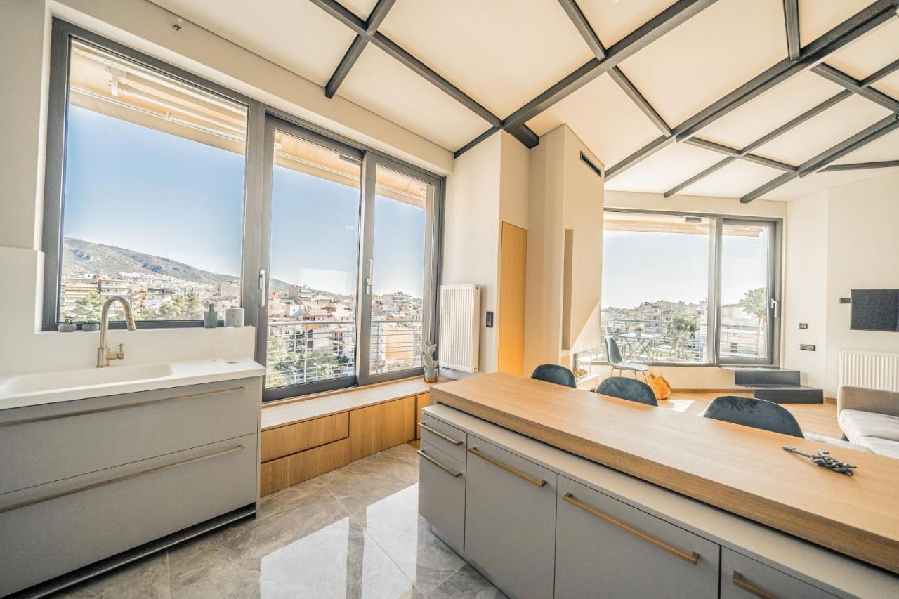 Sky Apartment Athènes Extérieur photo
